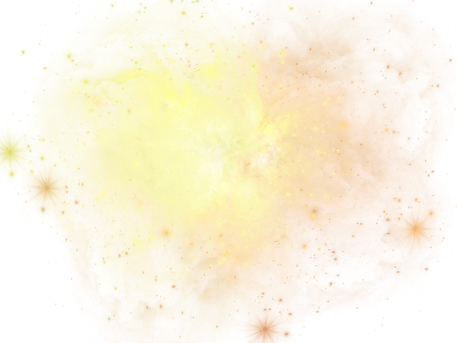 Center Gold Galaxy Png Backdrop